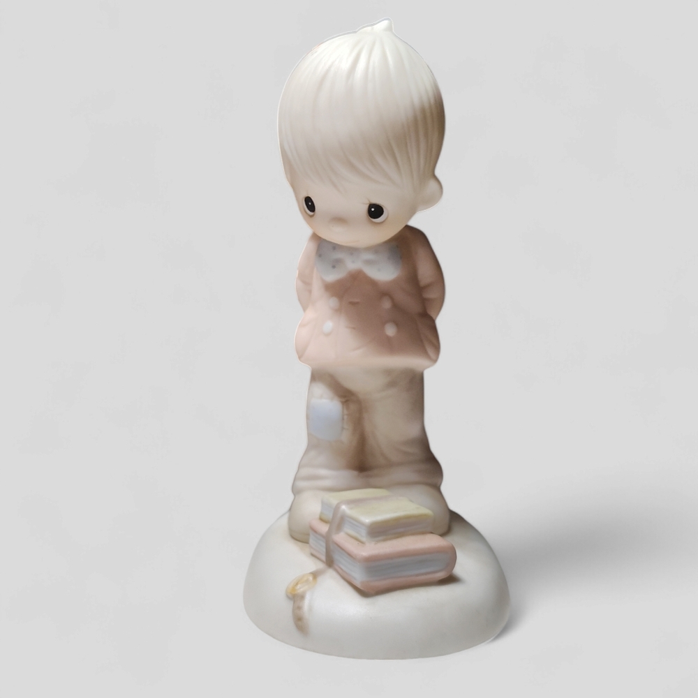 Precious Moments "It's What's Inside That Counts" Porcelain Figurine 1979